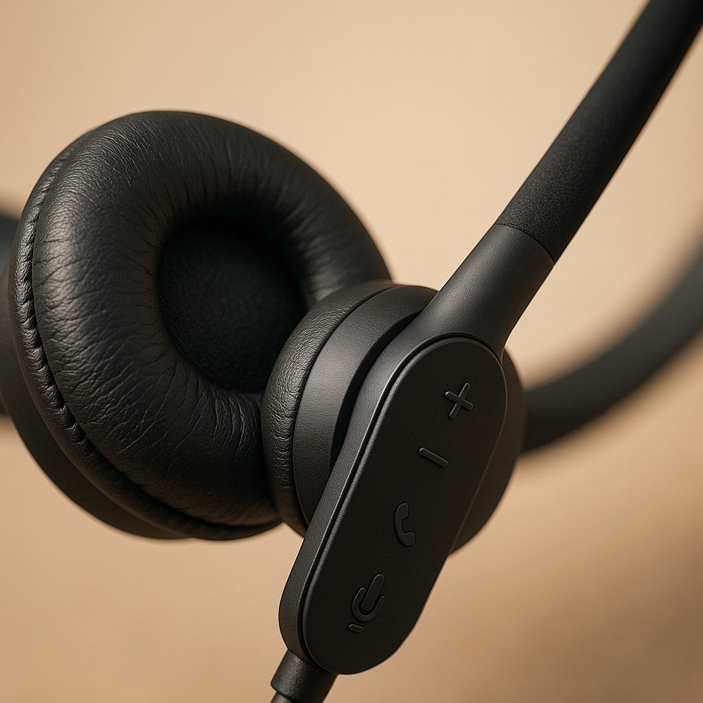 XirocTcy XT72-L Wireless USB Computer Headset Boom Mic - lifestyle 2