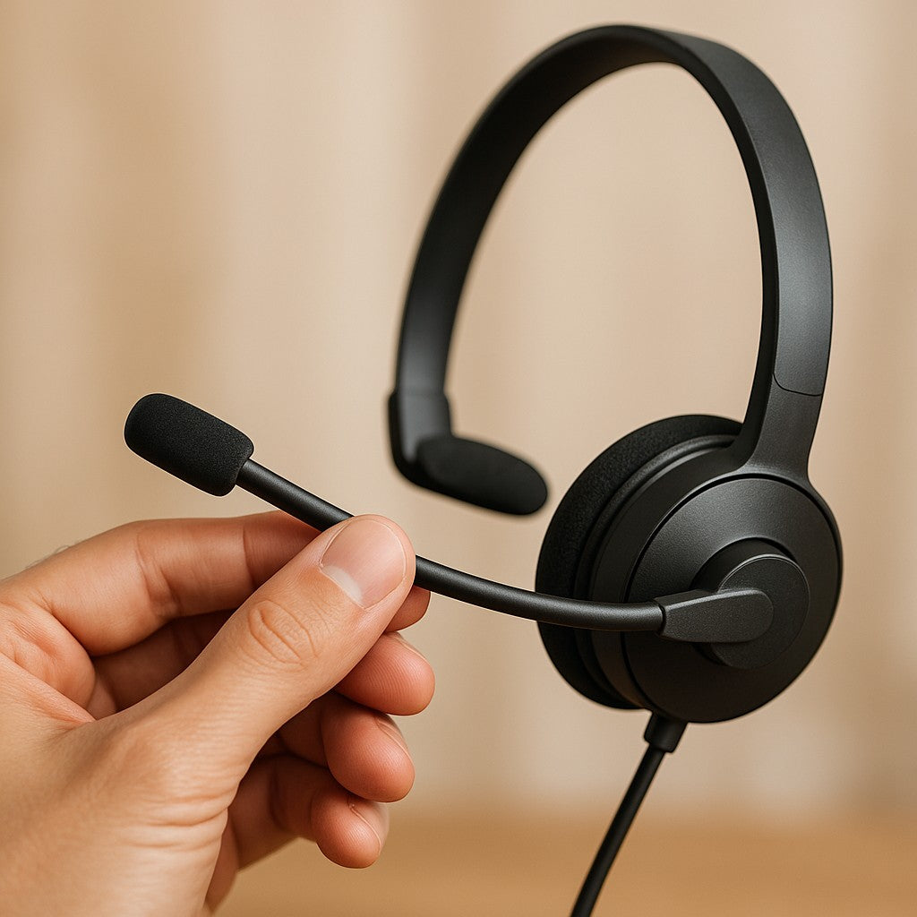 XirocTcy XT72-L Wireless USB Computer Headset Boom Mic - lifestyle 6