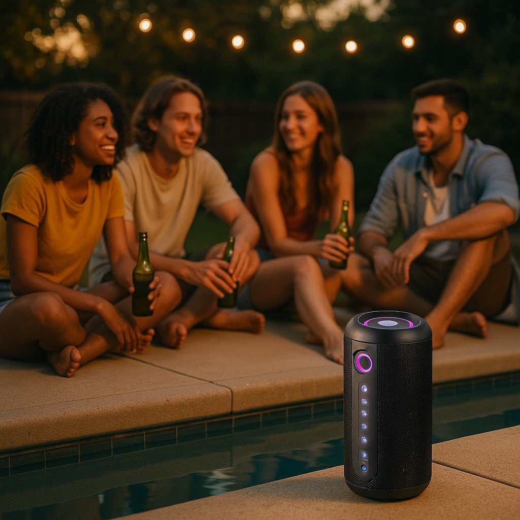 M13 Wireless Bluetooth Speaker Waterproof RGB Light Portable - lifestyle 3