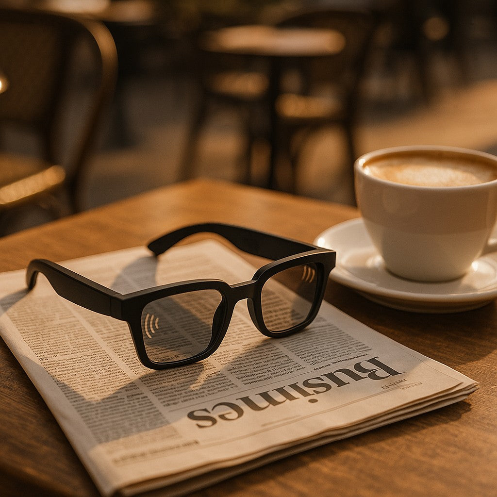 Smart Audio Glasses Bluetooth Open-Ear Speaker Voice Calls - lifestyle 5