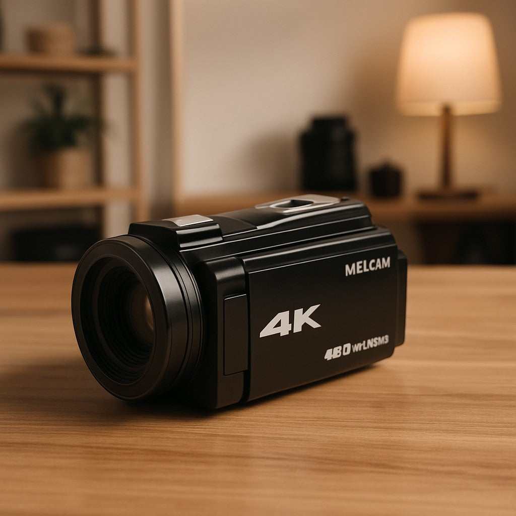 MELCAM 4K Vlogging Camera 48MP 16X Zoom WiFi Touch Screen - lifestyle 1