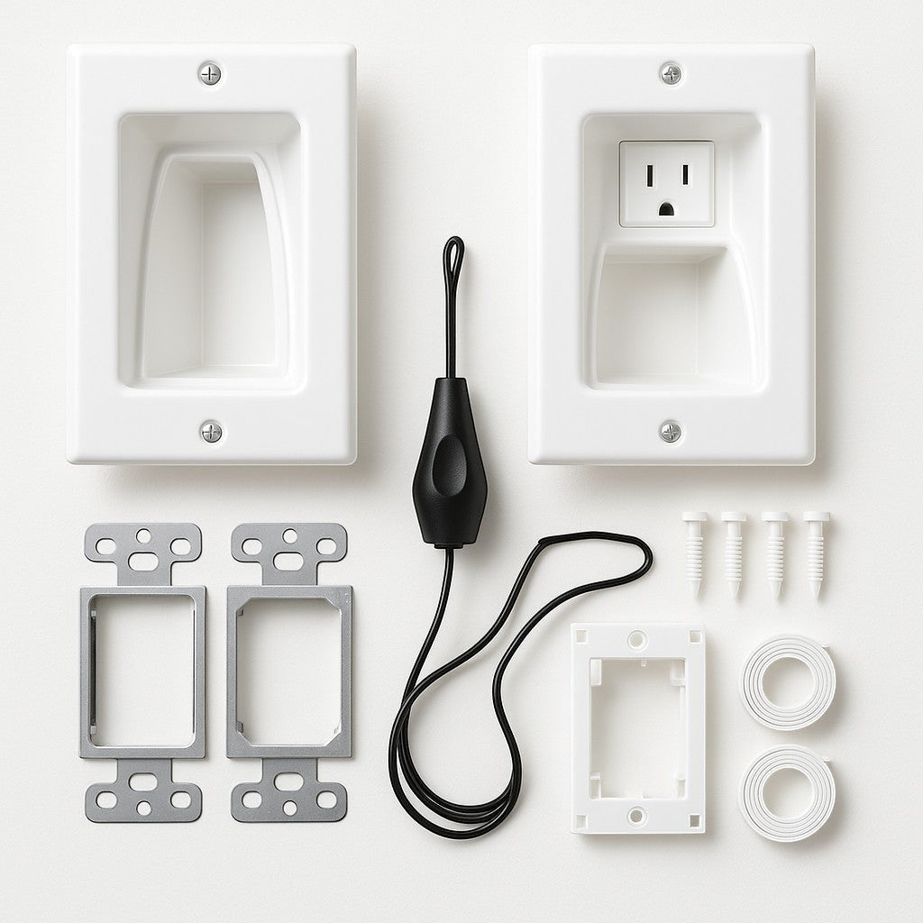 In-Wall Cable Management Kit TV Wires Hider Outlet - lifestyle 1