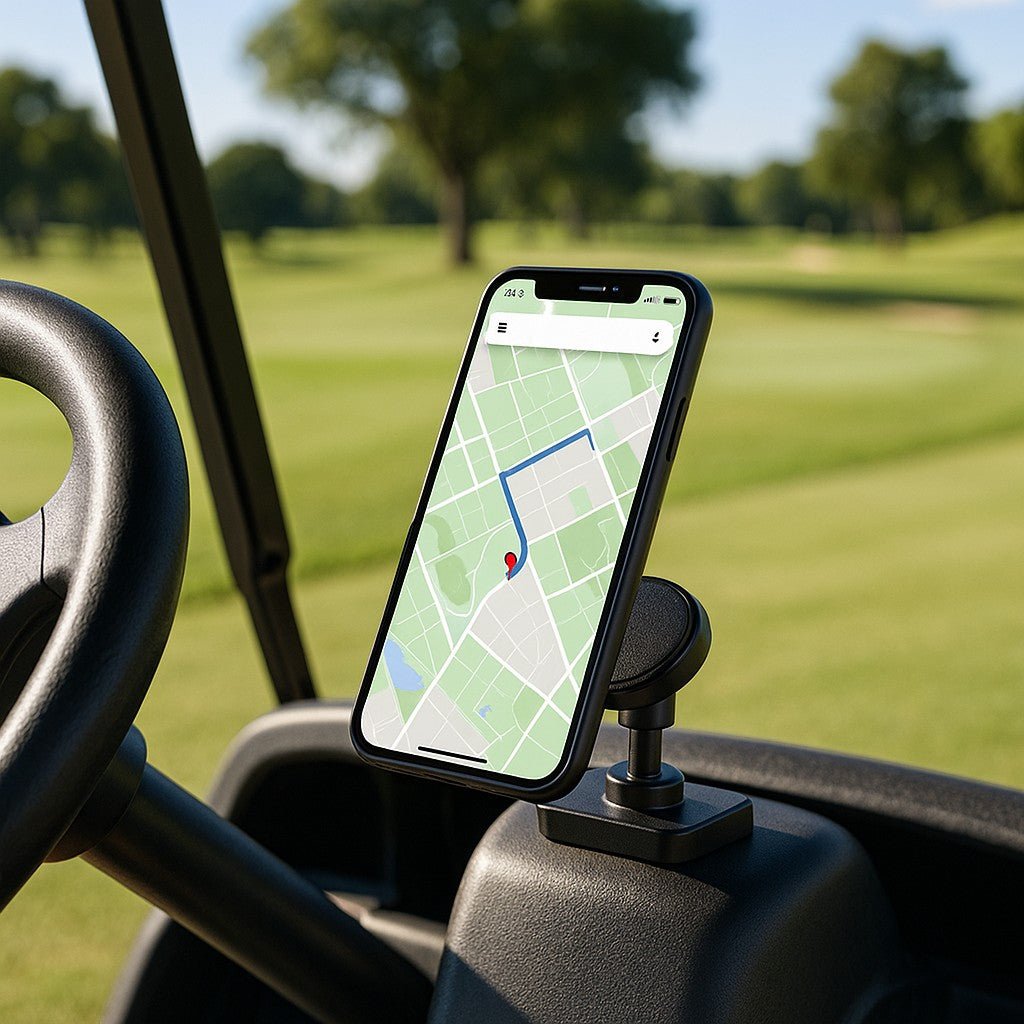 Utsund Magnetic Phone Holder for Golf Cart 360 Rotation - lifestyle 3