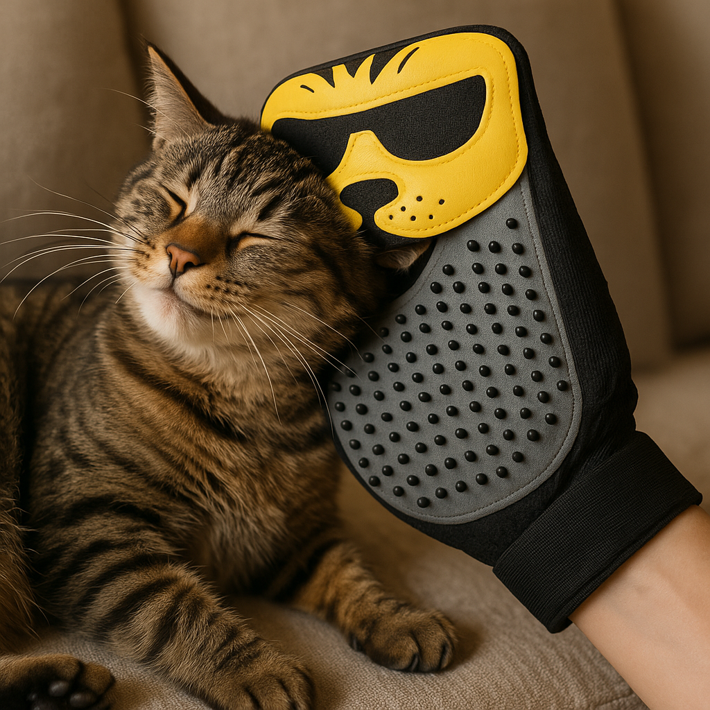 Caibao Pet Hair Removing Gloves Dog Cat Grooming Reusable - lifestyle 4