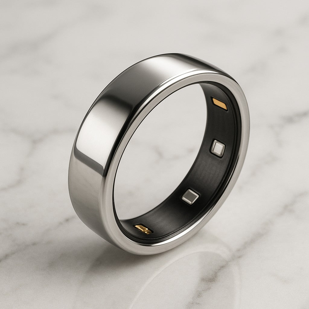 Benio Smart Ring Women Silver Fitness Tracker No Subscription - lifestyle 6