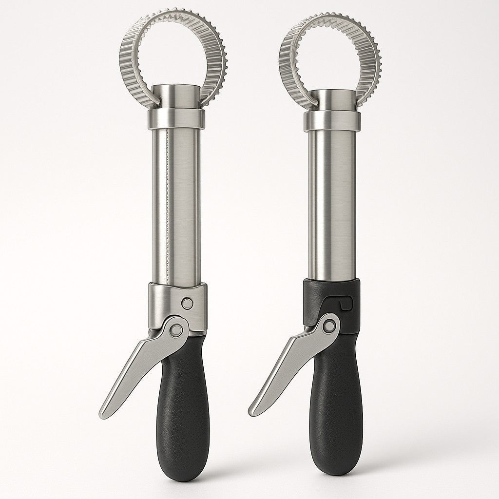 Multifunction Adjustable Jar & Bottle Opener 2-Pack Stainless - lifestyle 1
