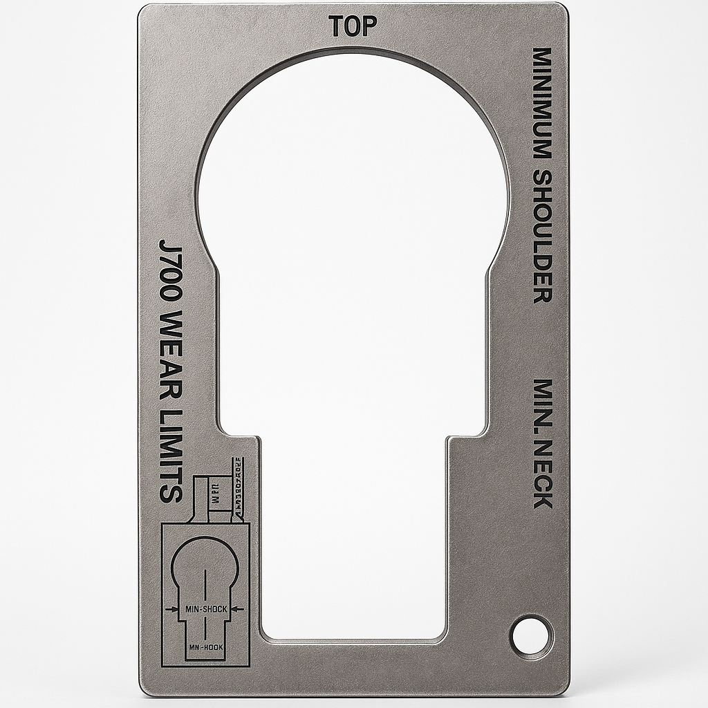 Fifth Wheel King Pin Gauge J700 Wear Limits Truck Trailer - lifestyle 1