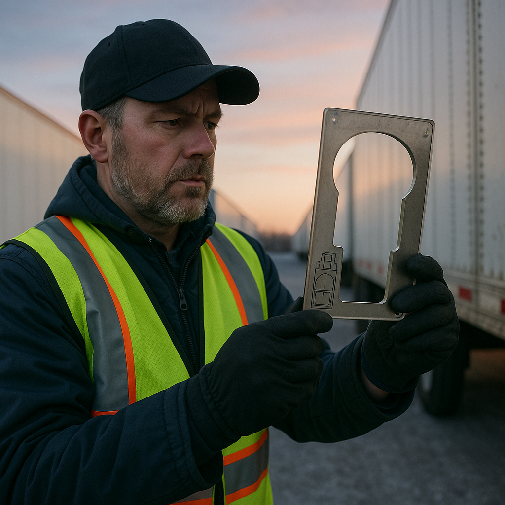 Fifth Wheel King Pin Gauge J700 Wear Limits Truck Trailer - lifestyle 2
