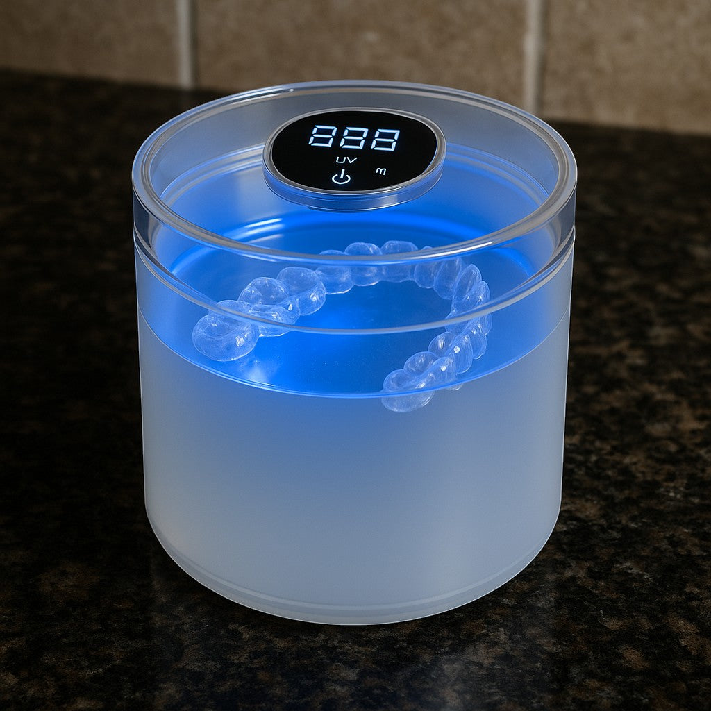Ultrasonic Retainer Cleaner HC03 UV Sterilization 200ml - lifestyle 5