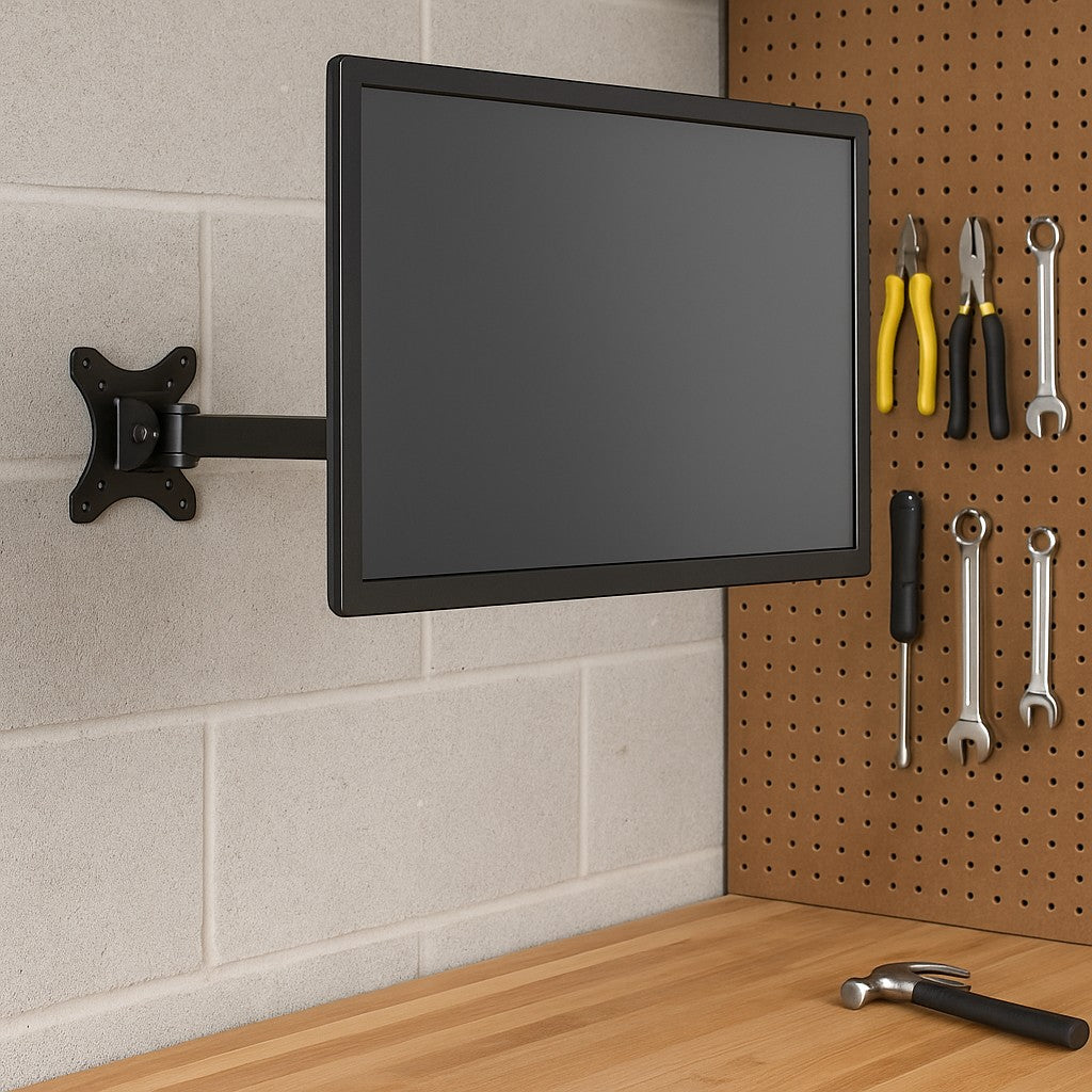 MaxMan TV Monitor Wall Mount Bracket VESA Swivel - lifestyle 5