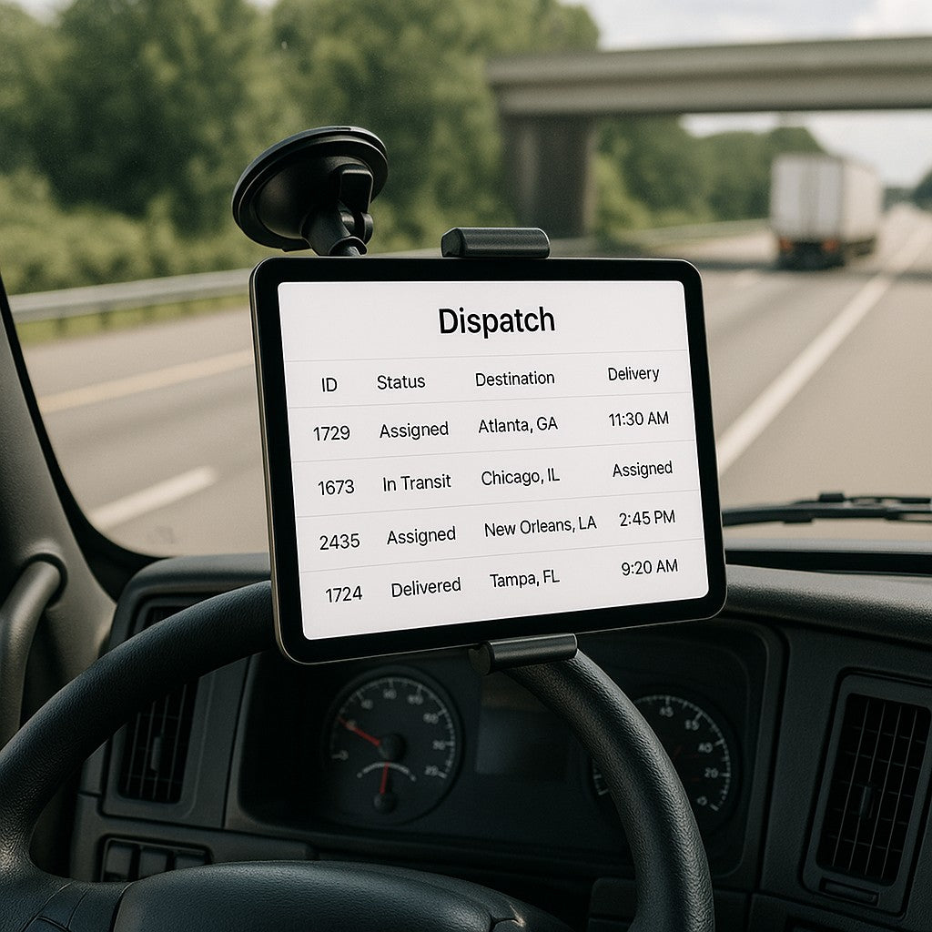 Keuvirya iPad Suction Cup Tablet Mount Truck Dashboard - lifestyle 2