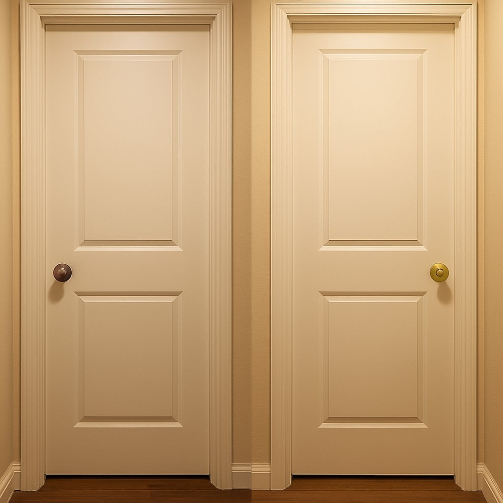 goldenwarm Brushed Gold Door Knob Bedroom Bathroom - lifestyle 5
