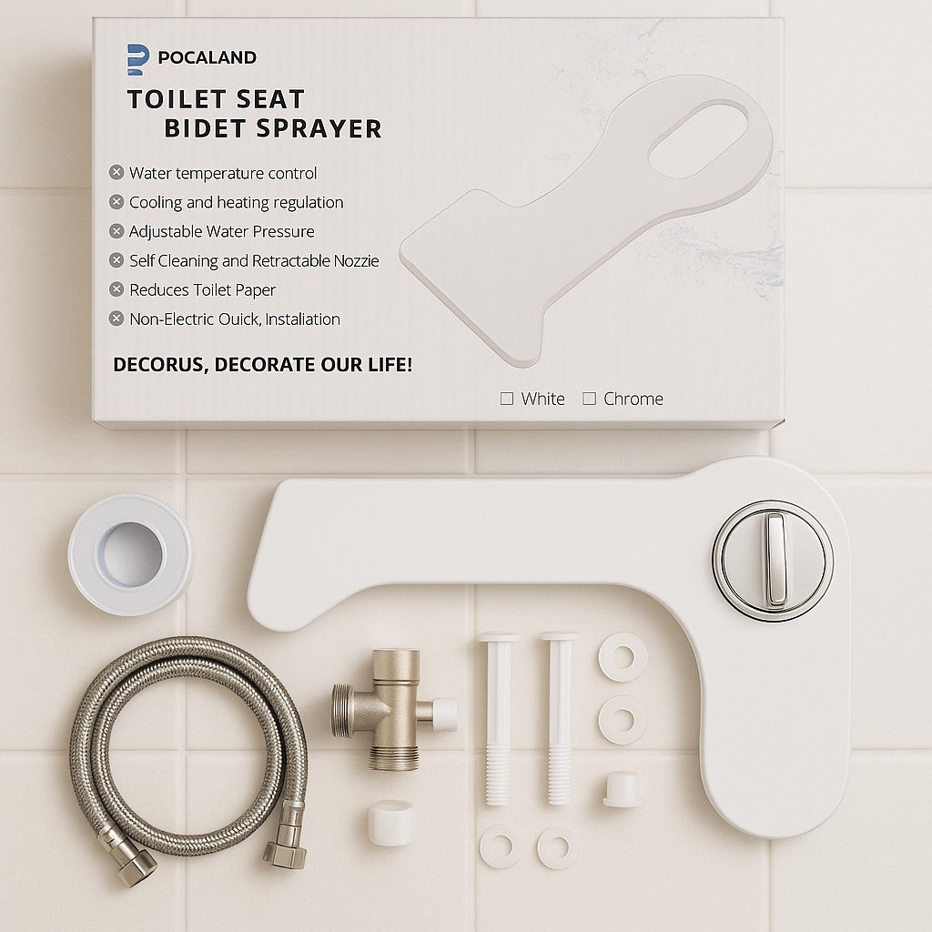POCALAND Non-Electric Toilet Seat Bidet Sprayer - lifestyle 5