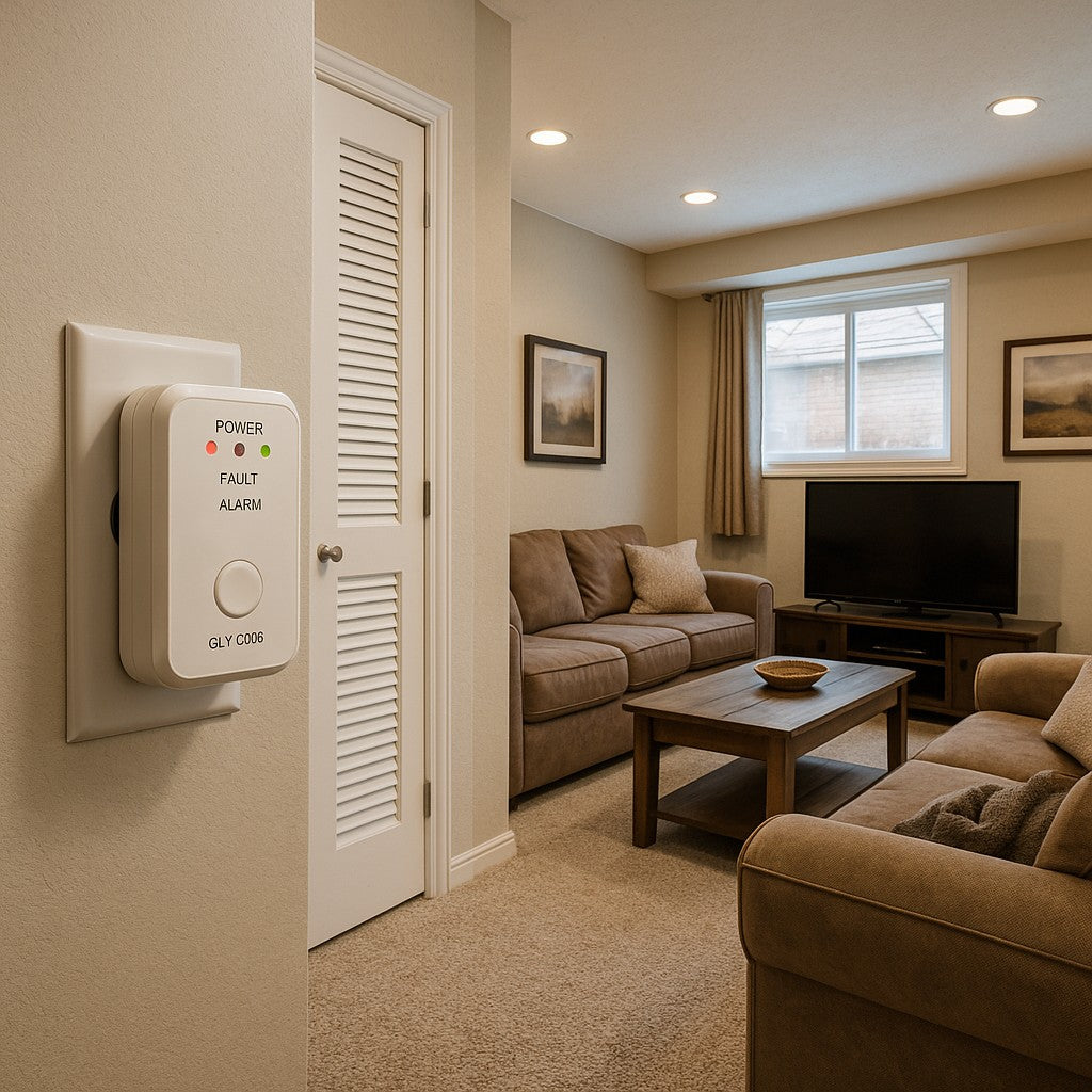 GLY-C606 Smart Home Carbon Monoxide Detector Plug In - lifestyle 5