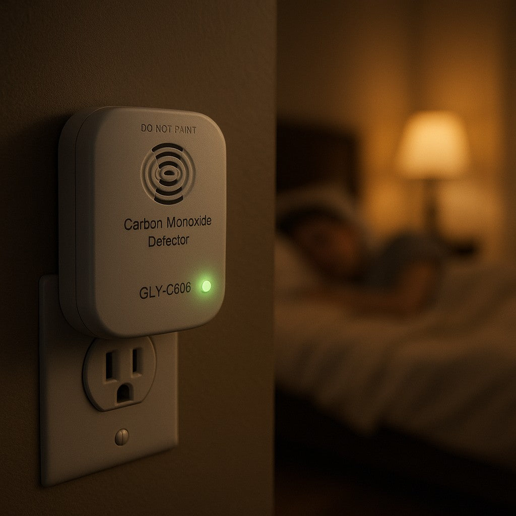 GLY-C606 Smart Home Carbon Monoxide Detector Plug In - lifestyle 6