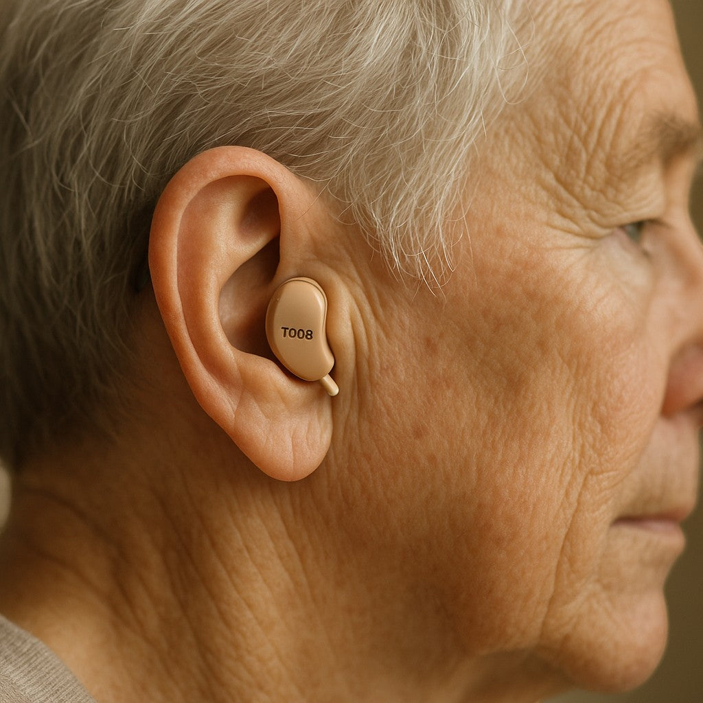 T008 Digital Hearing Aids Rechargeable Noise Cancelling - lifestyle 6