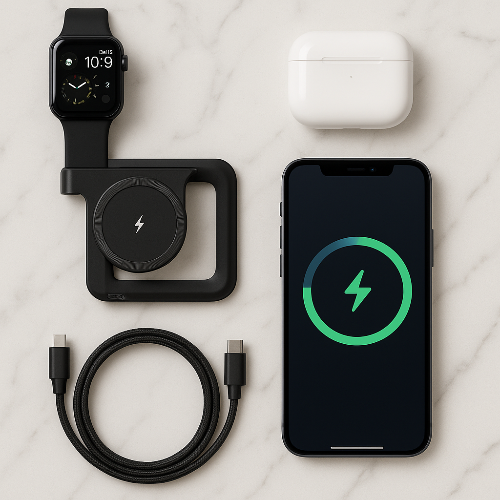 C940 Foldable 3-in-1 Magnetic Wireless Charger Apple - lifestyle 5