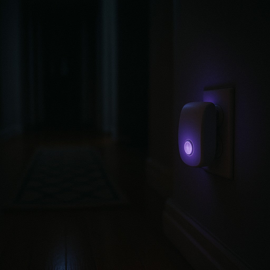 Ultrasonic Pest Repellent 6 Pack Purple LED Plug-In - lifestyle 1