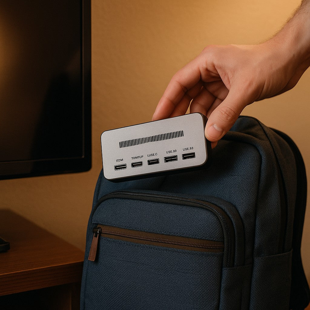 Switch Dock Adapter Portable TV Mode HDMI USB Black - lifestyle 5