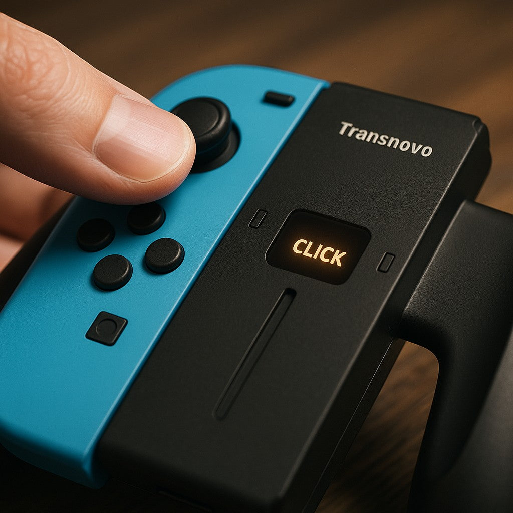 Transnovo Switch 2 Joycon Charging Grip Black Controller - lifestyle 4