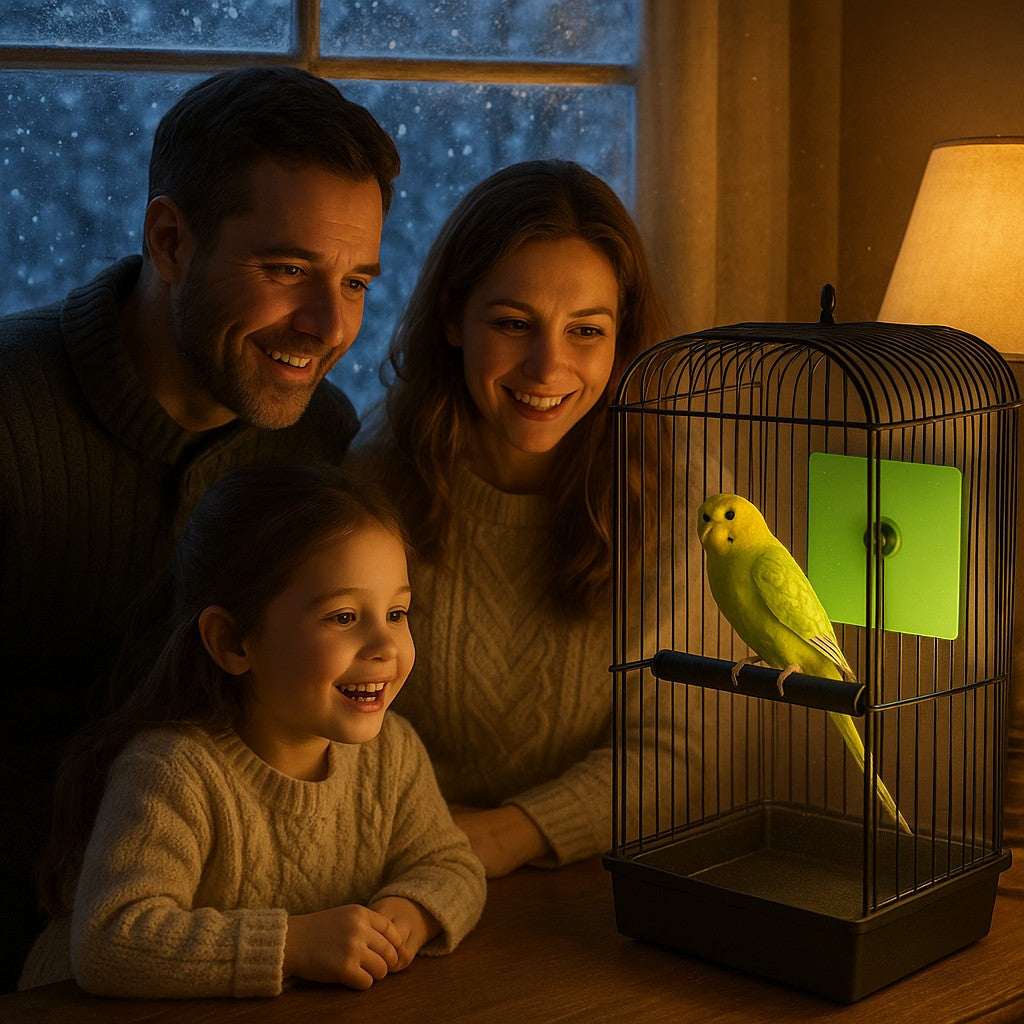 Pet Bird Cage Heater 12V — Heated Perch, Constant Temp - lifestyle 5