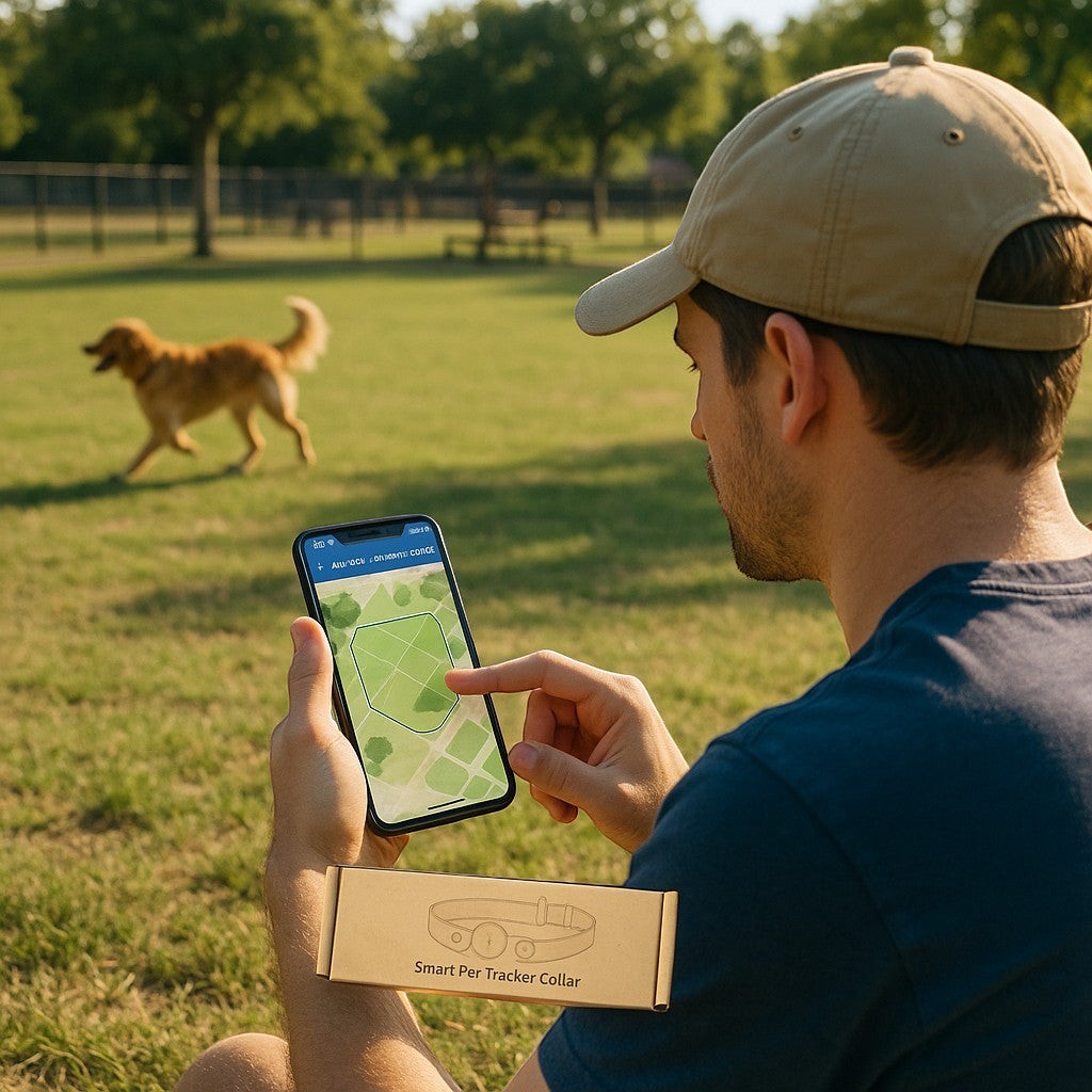 Bomerahe Smart Pet GPS Tracker Collar — Dog & Cat - lifestyle 6