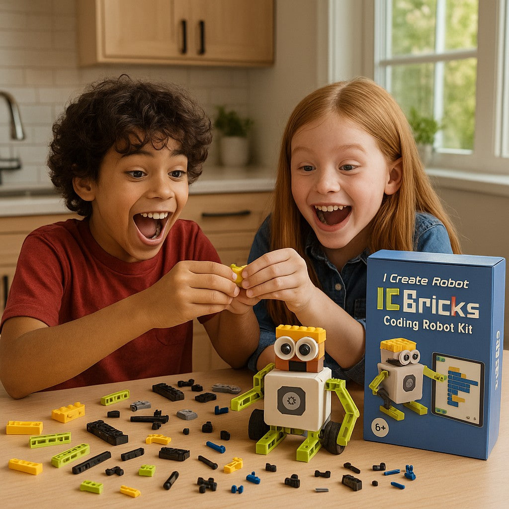 ICBricks ICA1026 Coding Robot Kit — STEM Bricks Kids 6+ - lifestyle 1