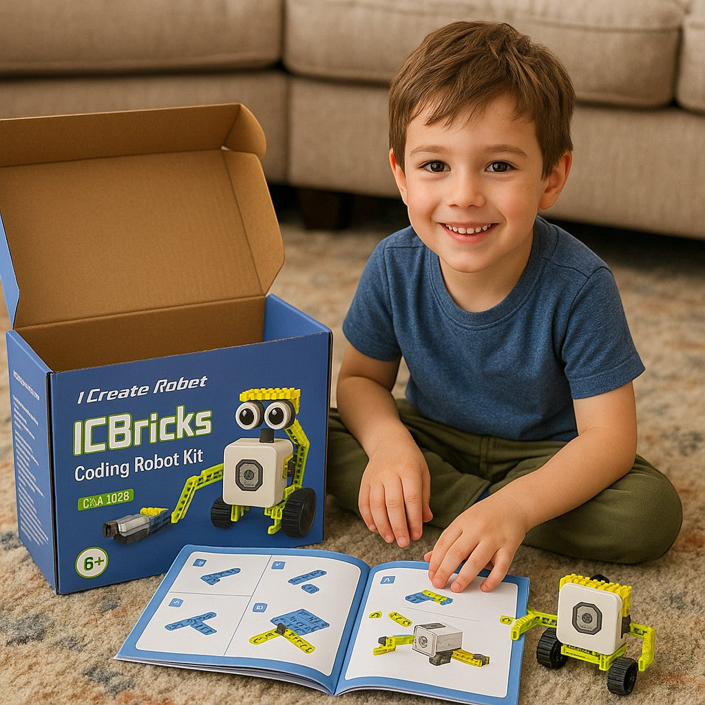 ICBricks ICA1026 Coding Robot Kit — STEM Bricks Kids 6+ - lifestyle 4