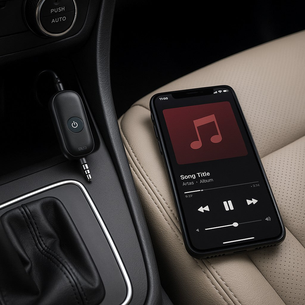 BR08 Bluetooth Receiver & Transmitter — 2-in-1 Aux - lifestyle 1
