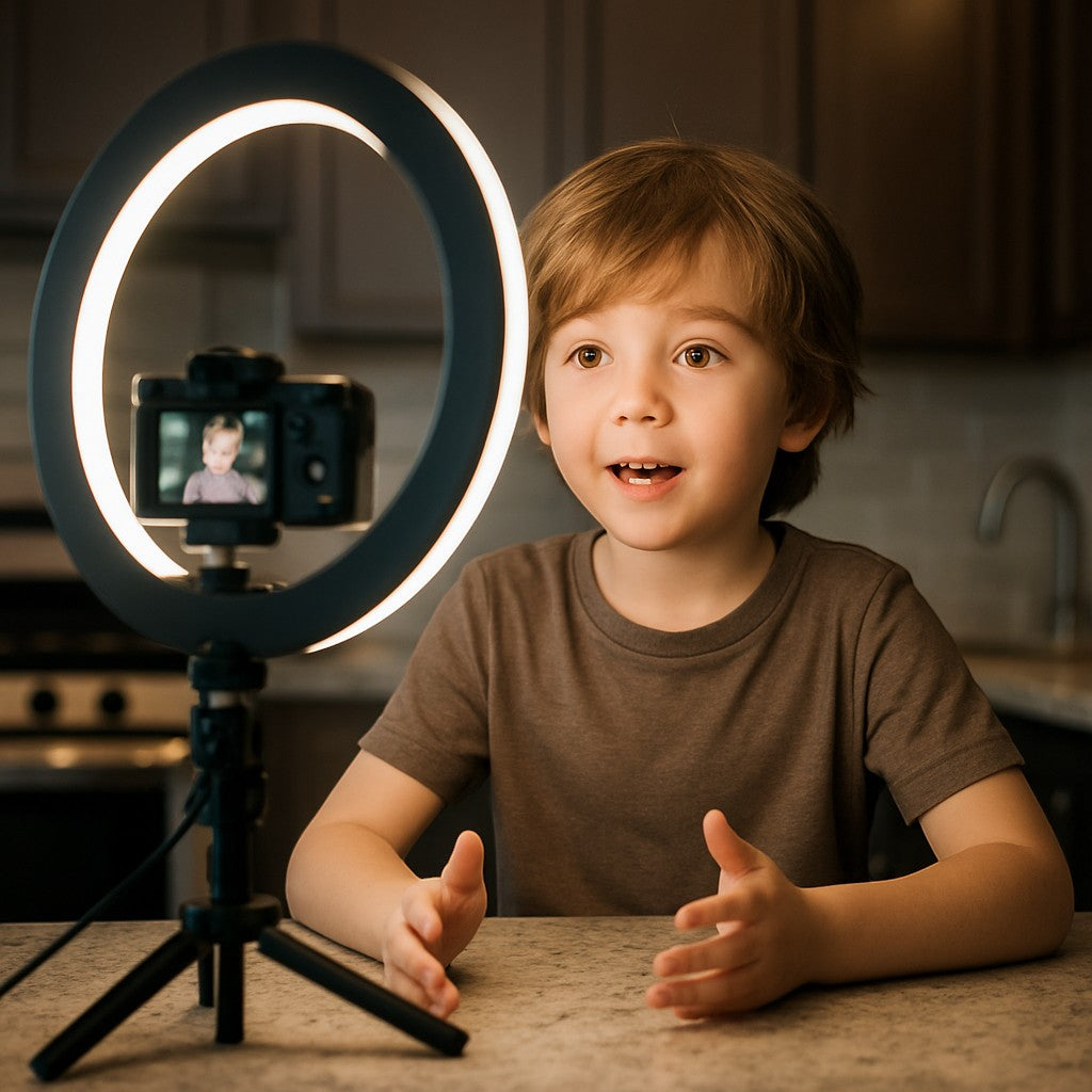 Digital Camera 48MP 1080P — Kids Vlogging Point & Shoot - lifestyle 3