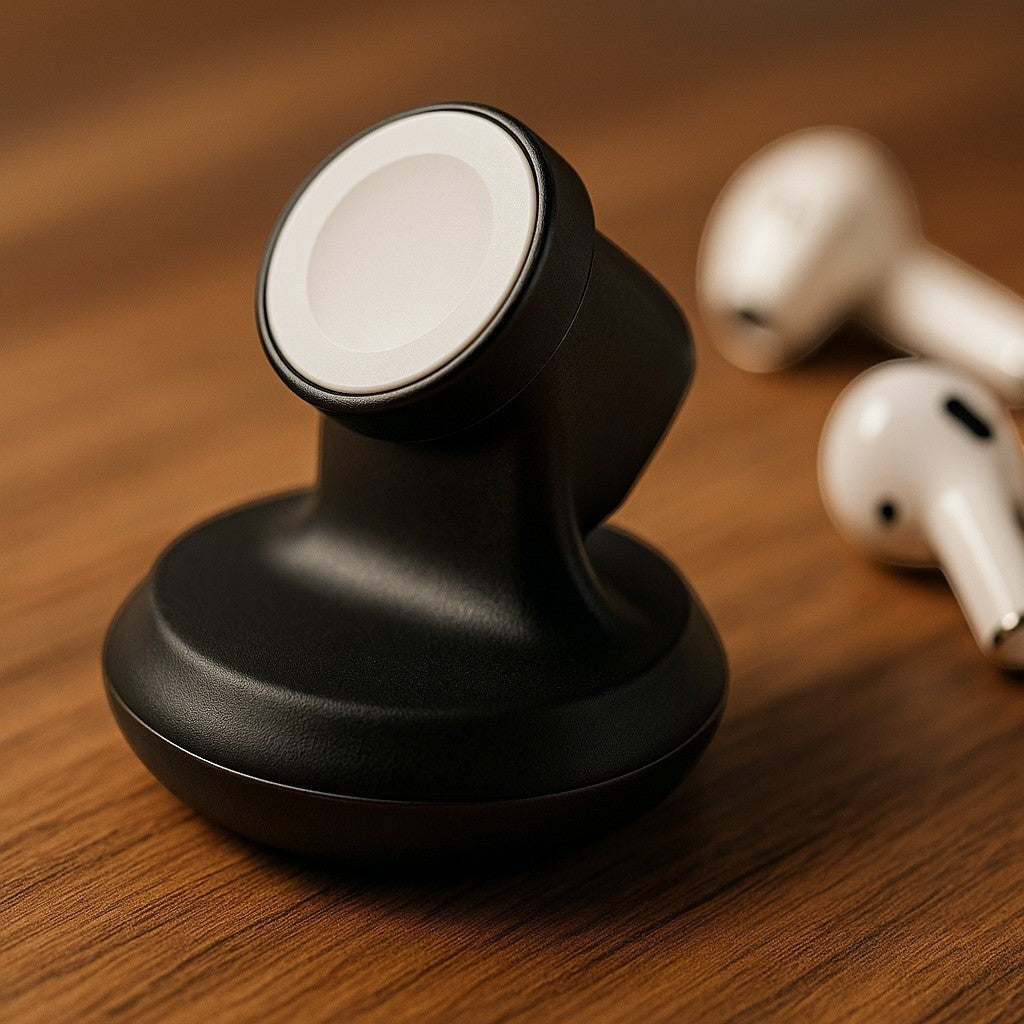 2-in-1 Portable Wireless Charger AirPods Apple Watch Travel - lifestyle 2
