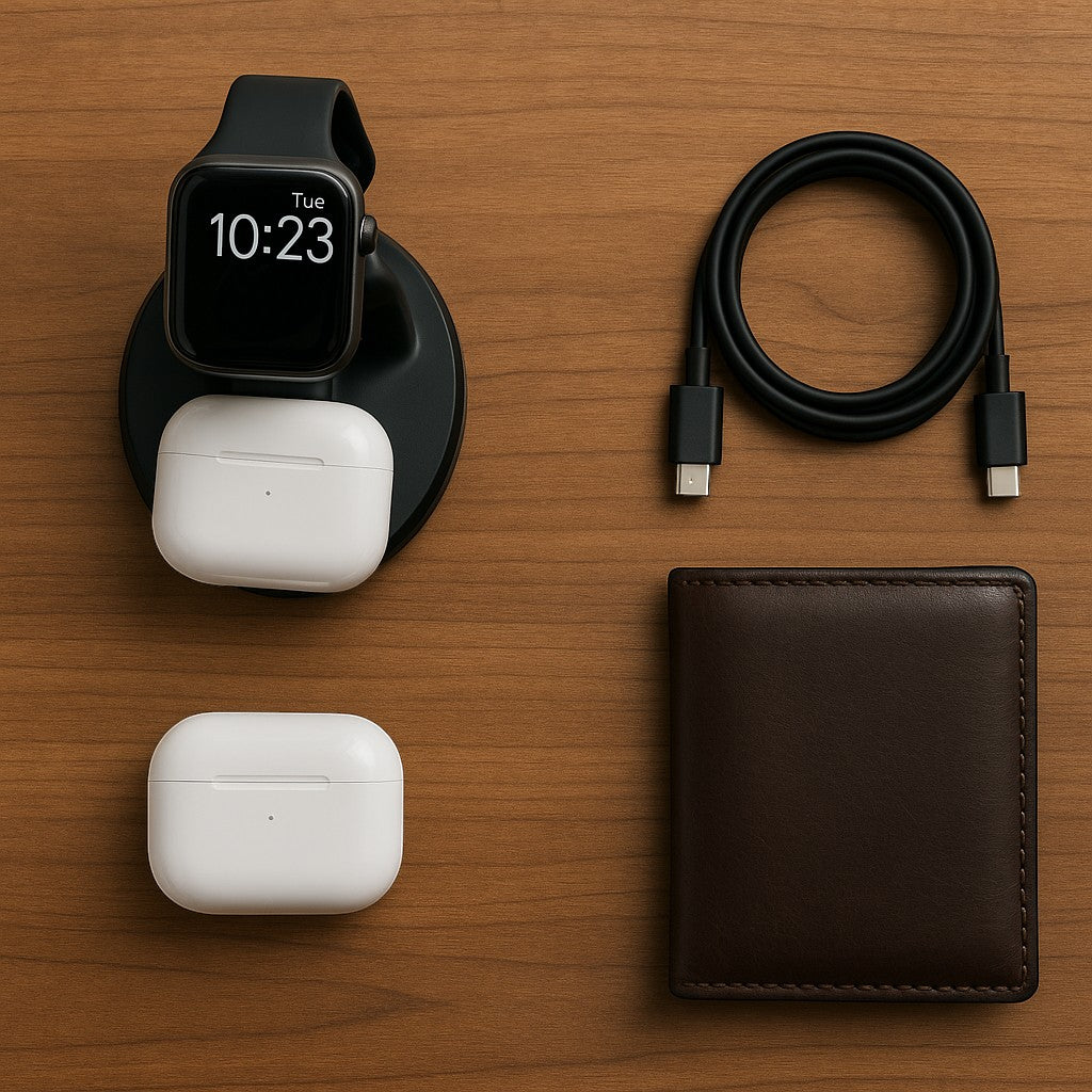 2-in-1 Portable Wireless Charger Apple Watch AirPods Pocket - lifestyle 4
