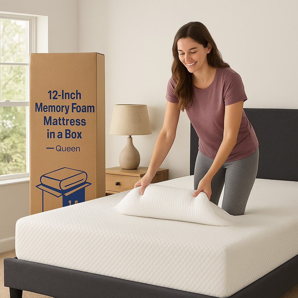 Memory Foam Queen Mattress — lifestyle 3