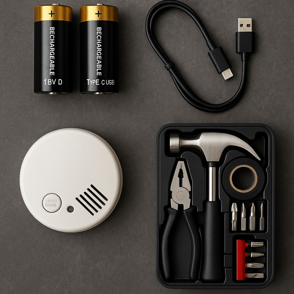 USB-C Rechargeable D Batteries 1.5V 2-Pack Type-C Charging