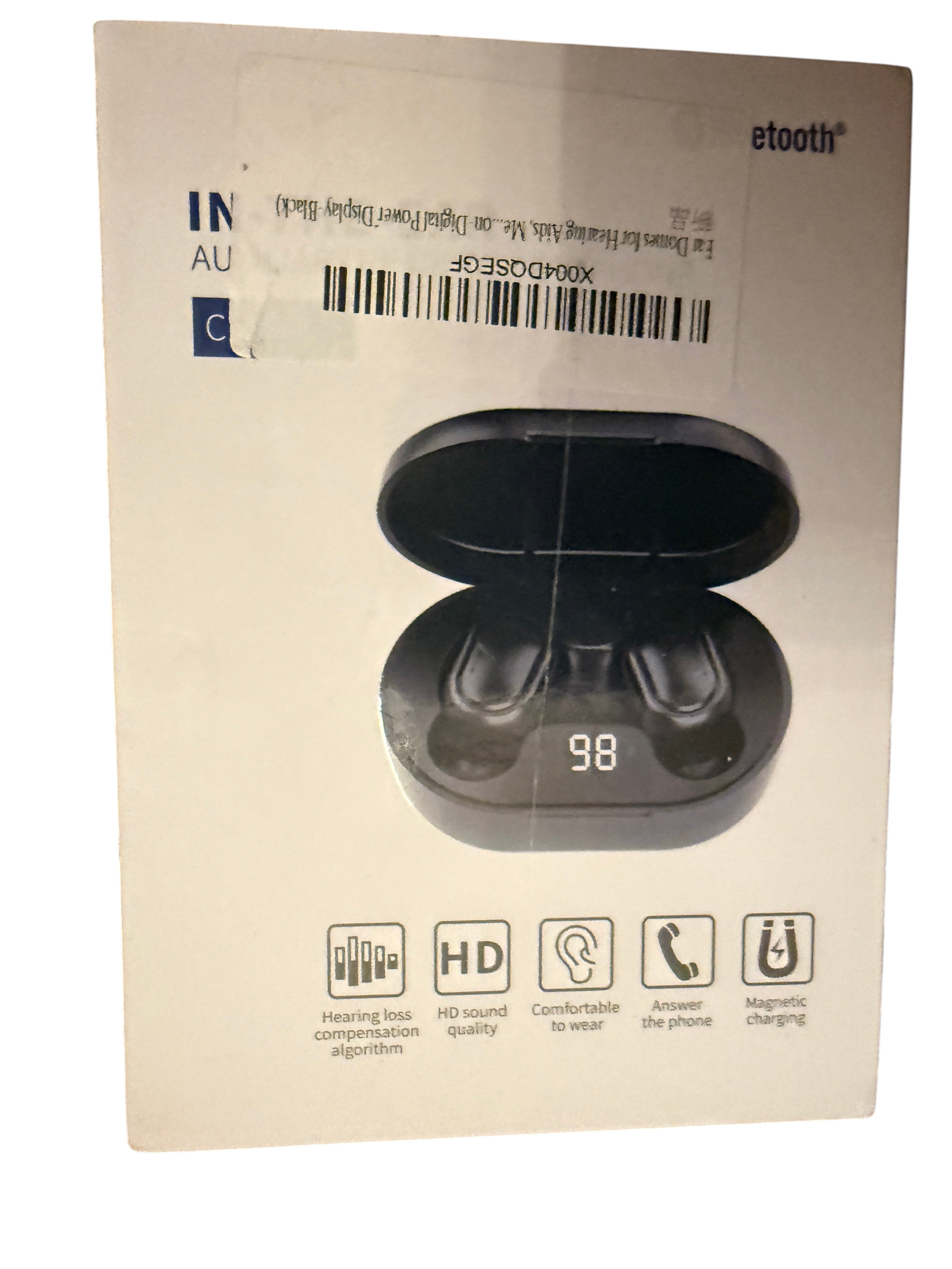 Wireless Earbuds Hearing Aid Mode Digital Power Display