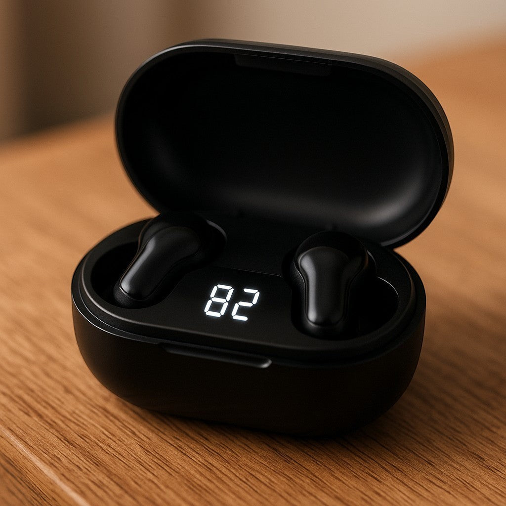 Wireless Earbuds Hearing Aid Mode Digital Power Display