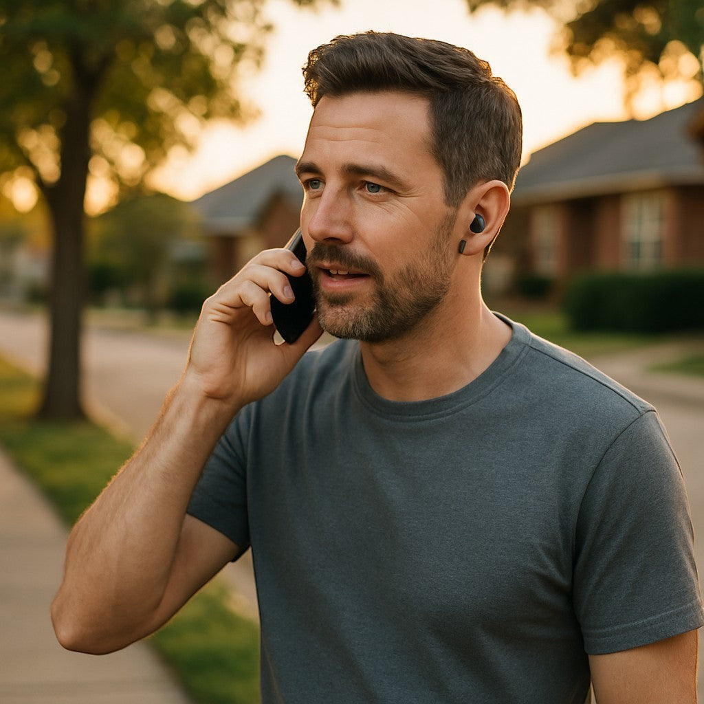 Wireless Earbuds Hearing Aid Mode Digital Power Display