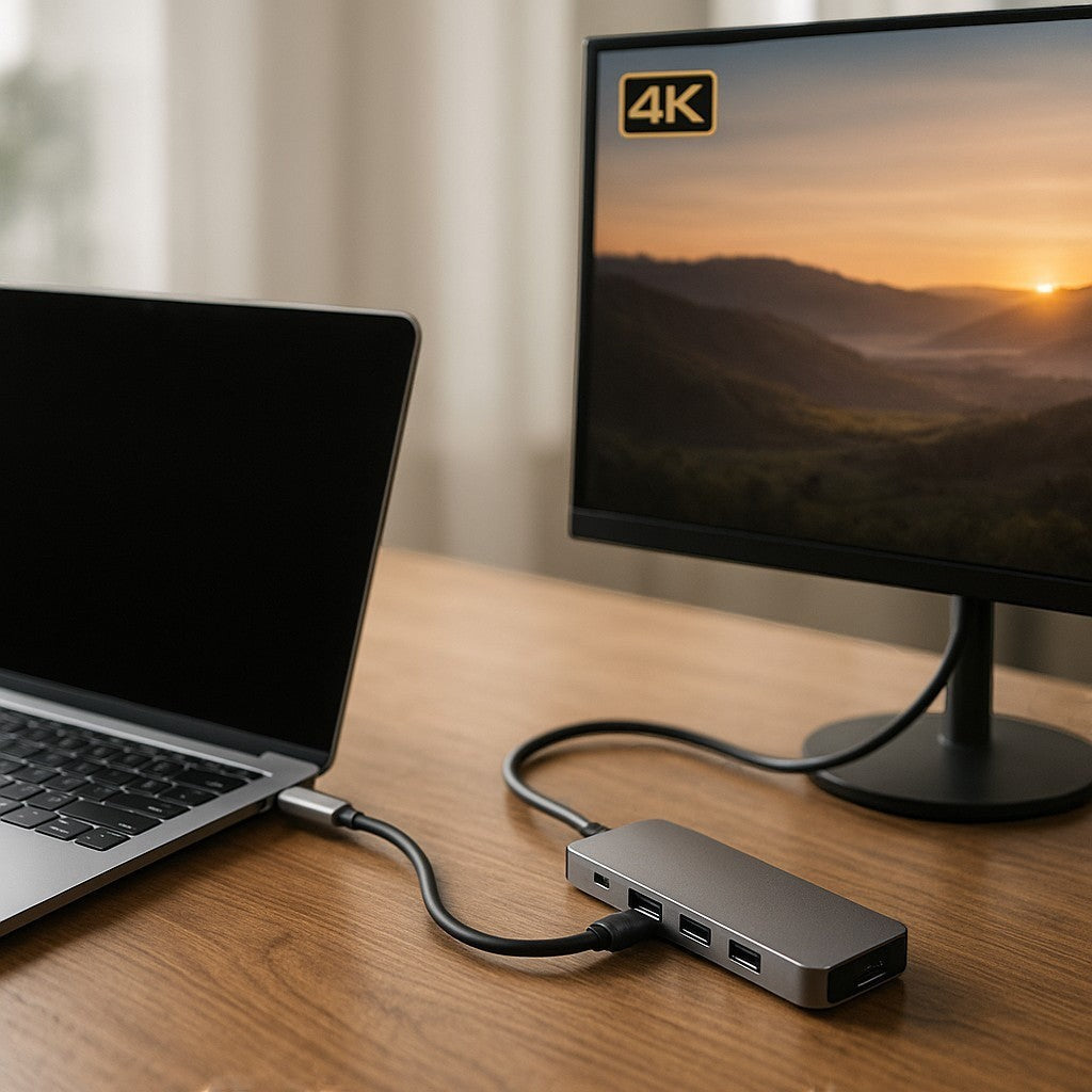 USB-C 5-Port Hub 4K HDMI Multifunction Adapter MacBook