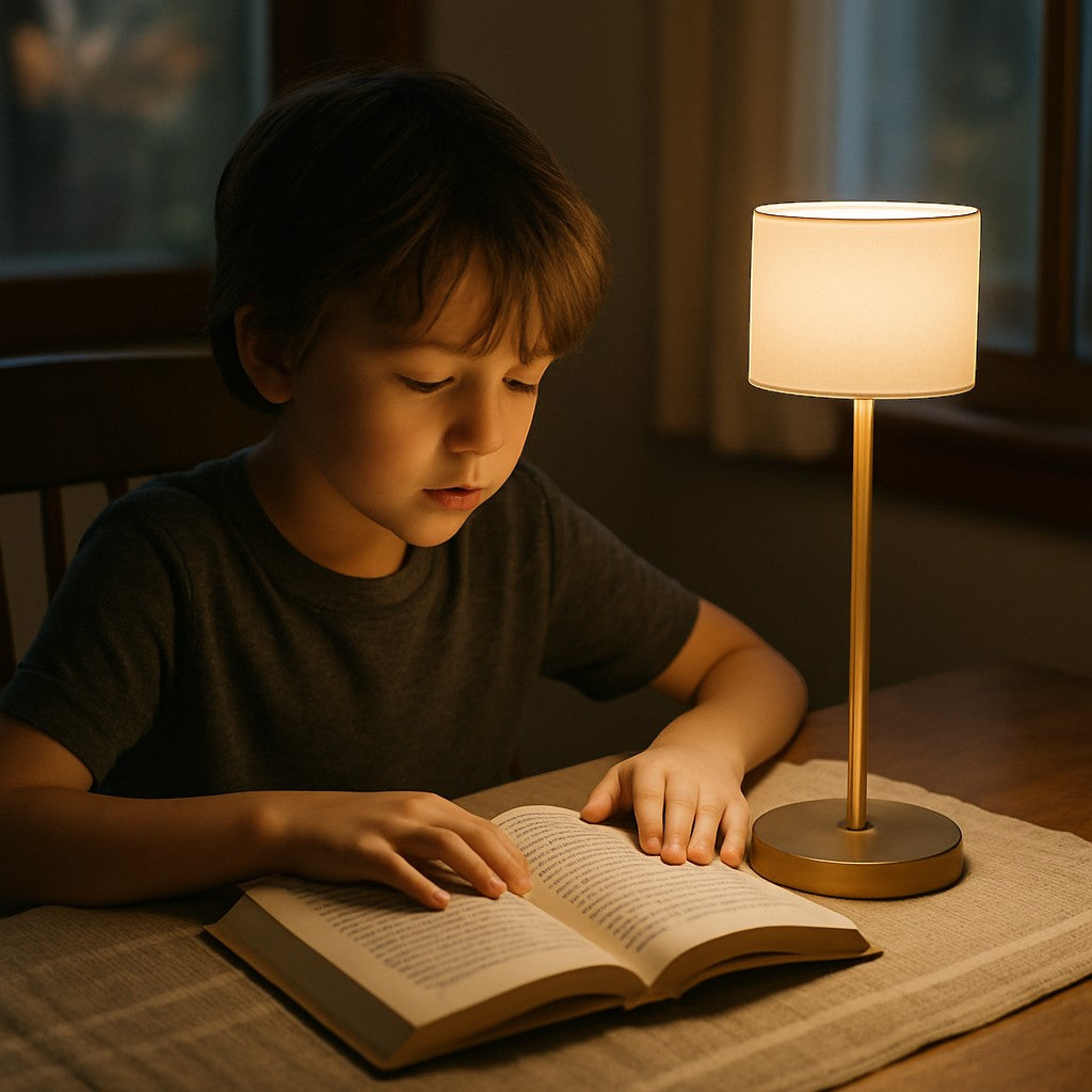 LED Desk Lamp Touch Dimmable USB Stepless Brightness
