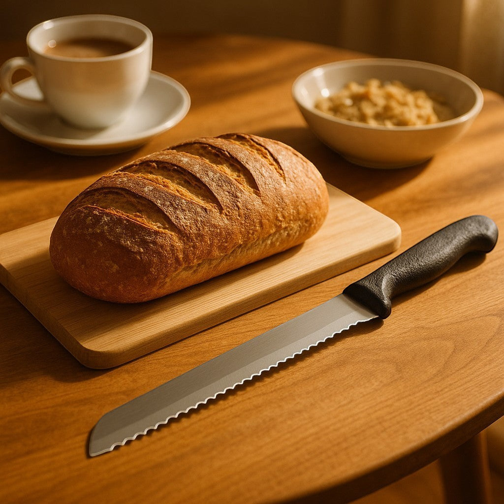 Hunter Dual Serrated Bread Knife with Sheath
