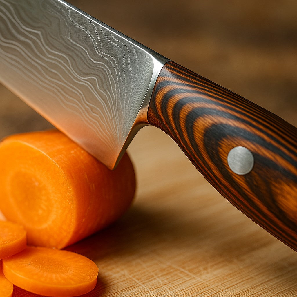 8-Inch Chef Knife Pakkawood Handle Stainless Boxed