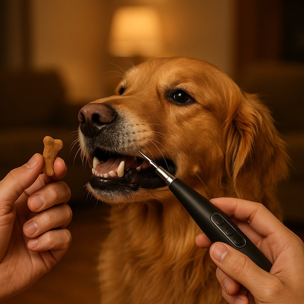 Onkat Pet Teeth Cleaner - lifestyle 1