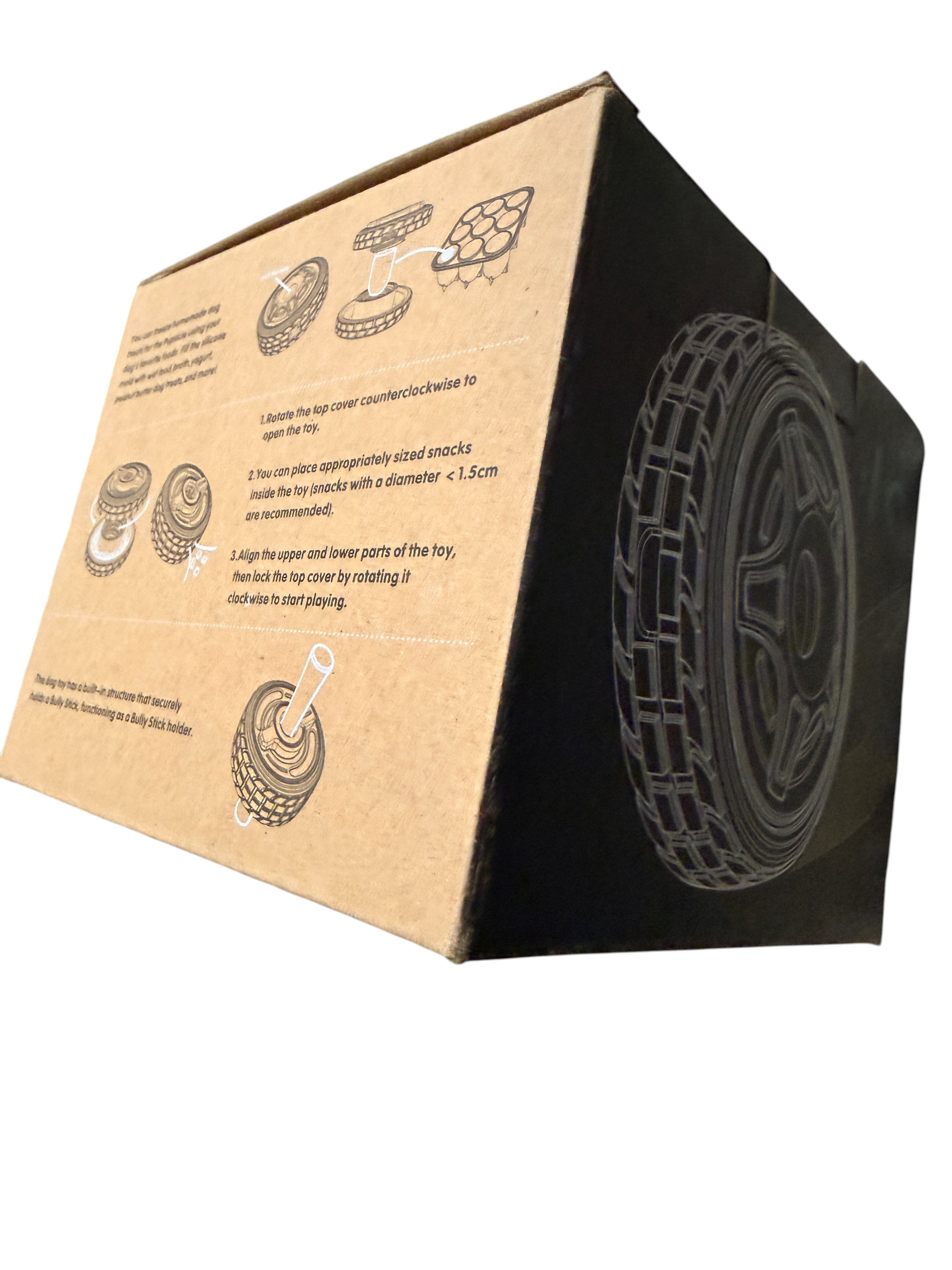 Tire Wheel Dog Chew Toy - back