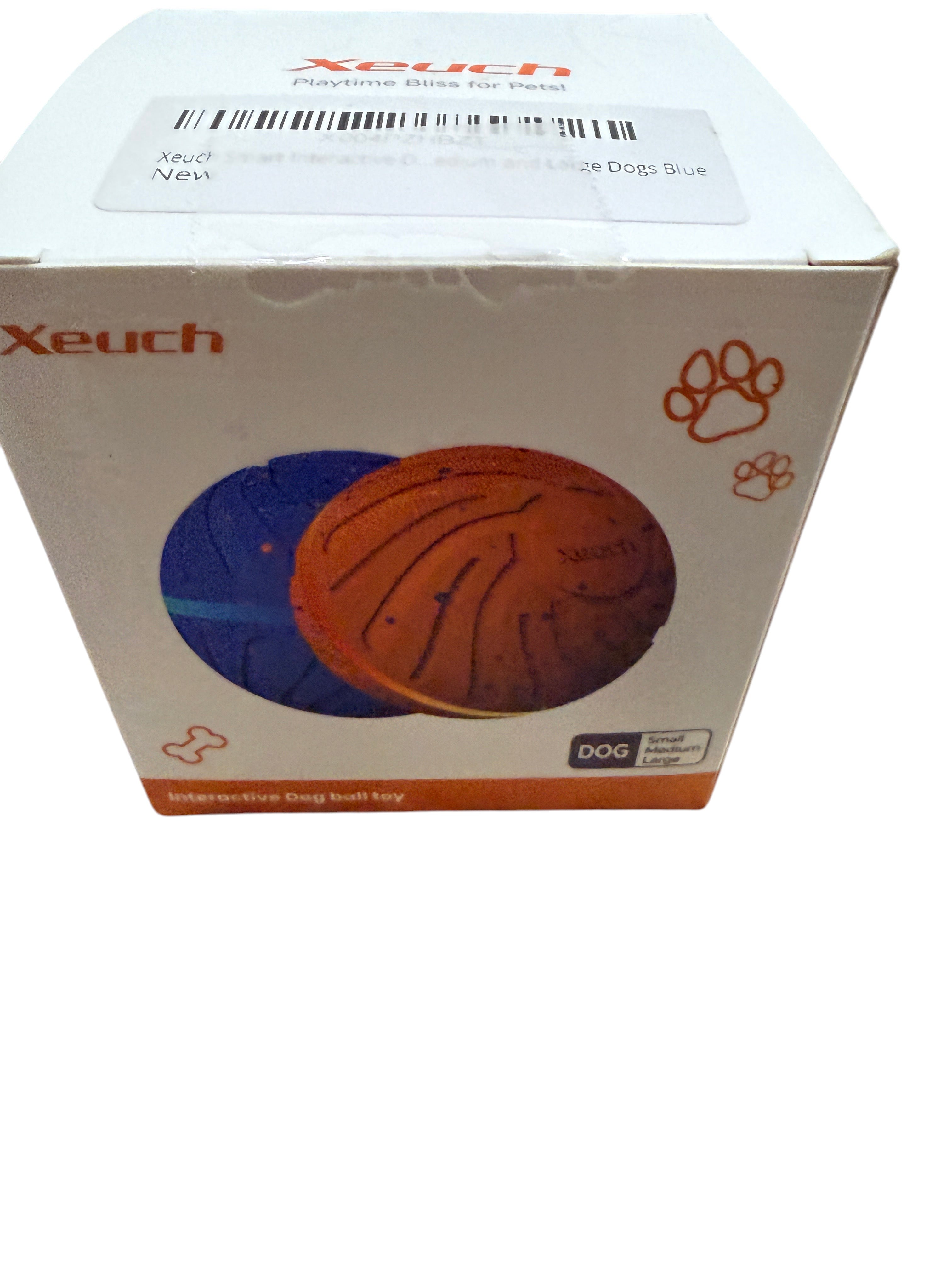 Xeuch Blue Dog Ball - front