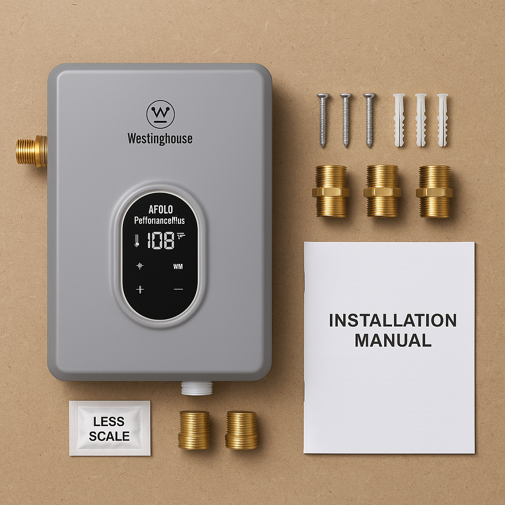Westinghouse Tankless Water Heater 11kW 240V WiFi ETL lifestyle 4