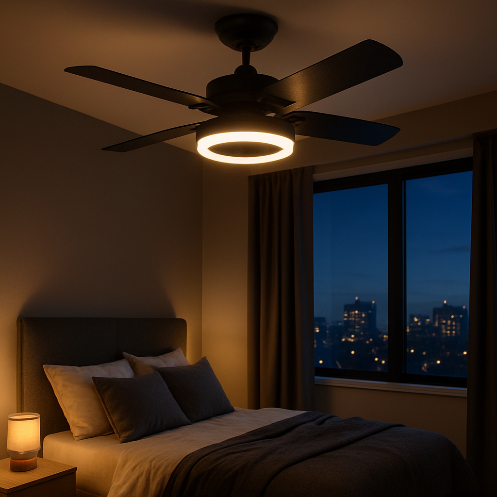 MOTCTQVD Ceiling Fan Light 3000K-6000K Dimmable 3-Color lifestyle 1