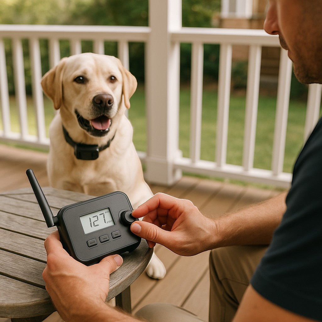 Wireless Dog Fence Rechargeable Training Collar Waterproof