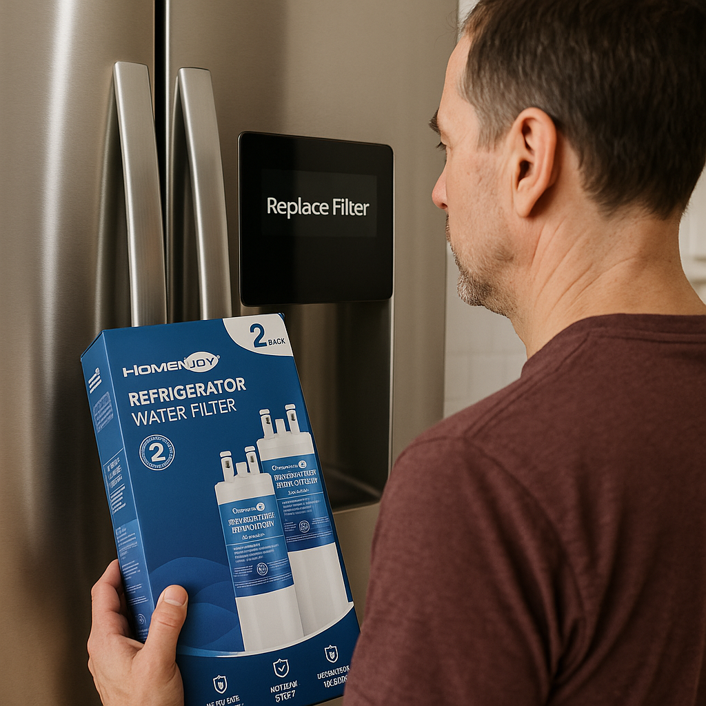 HomenJoy Refrigerator Water Filter 2-Pack Replacement
