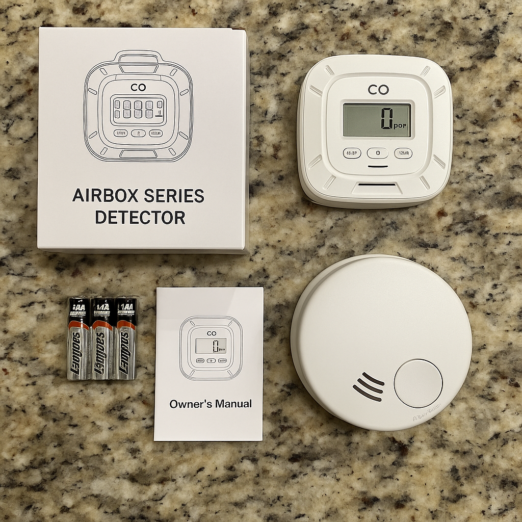 Airbox Series Carbon Monoxide Detector Portable Monitor