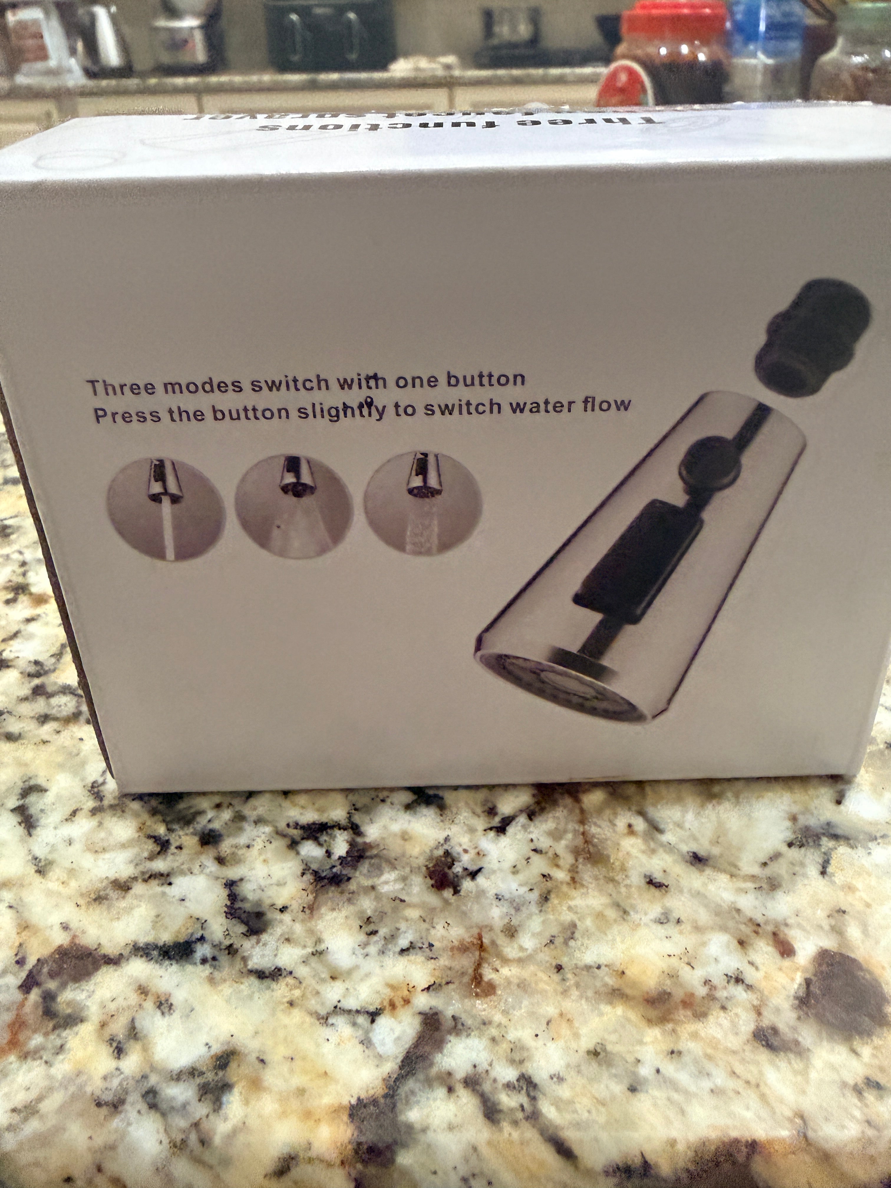 3-Function Kitchen Faucet Sprayer Swivel Attachment